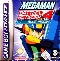 Mega Man Battle Network 4: Blue Moon PAL GameBoy Advance PAL box art